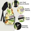 bisibuy Jungle Animals Pattern Sling Bag for Women Men Crossbody Sling Backpack Shoulder Bag Chest Bag Daypack for Travel Hiking Outdoor view 3