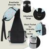 bisibuy Cute Cows Pattern Sling Bag for Women Men Crossbody Sling Backpack Shoulder Bag Chest Bag Daypack for Travel Hiking Outdoor view 4