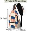 bisibuy Independence Day Usa Flags Sling Bag for Women Men Crossbody Sling Backpack Shoulder Bag Chest Bag Daypack for Travel Hiking Outdoor view 2