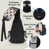 bisibuy Independence Day Usa Flags Sling Bag for Women Men Crossbody Sling Backpack Shoulder Bag Chest Bag Daypack for Travel Hiking Outdoor view 4