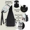 bisibuy Home Motto Sling Bag for Women Men Crossbody Sling Backpack Shoulder Bag Chest Bag Daypack for Travel Hiking Outdoor view 4