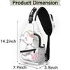 bisibuy Kawaii Elephant Sling Bag for Women Men Crossbody Sling Backpack Shoulder Bag Chest Bag Daypack for Travel Hiking Outdoor view 2