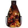 bisibuy Red Wine Bottle Ripe Grapes Fall Sling Bag for Women Men Crossbody Sling Backpack Shoulder Bag Chest Bag Daypack for Travel Hiking Outdoor view 1