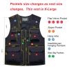 Flygo Men's Utility Cargo Vest Outdoor Summer Work Photo Fishing Safari Travel Vest with Pockets(01NavyBlue-L) view 4