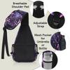 bisibuy 3d Honeycimb Pattern Sling Bag for Women Men Crossbody Sling Backpack Shoulder Bag Chest Bag Daypack for Travel Hiking Outdoor view 4