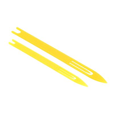 PATIKIL Fishing Net Repair Kit, 10 Pcs Plastic Fishing Net Sewing Needles 6#3# Fishing Netting Needle Shuttles for Fishing Net Repairing, Yellow