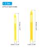 PATIKIL Fishing Net Repair Kit, 10 Pcs Plastic Fishing Net Sewing Needles 6#3# Fishing Netting Needle Shuttles for Fishing Net Repairing, Yellow view 2