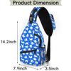 bisibuy Yoga Cat Sling Bag for Women Men Crossbody Sling Backpack Shoulder Bag Chest Bag Daypack for Travel Hiking Outdoor view 2