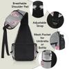 bisibuy Flower Branch Cherry Blossom Sling Bag for Women Men Crossbody Sling Backpack Shoulder Bag Chest Bag Daypack for Travel Hiking Outdoor view 4
