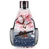 bisibuy Cherry Blossom Cat Kitten Sling Bag for Women Men Crossbody Sling Backpack Shoulder Bag Chest Bag Daypack for Travel Hiking Outdoor view 1