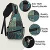 bisibuy Paisley Patchwork Pattern Sling Bag for Women Men Crossbody Sling Backpack Shoulder Bag Chest Bag Daypack for Travel Hiking Outdoor view 3