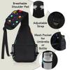 bisibuy Colorful Solar System Sling Bag for Women Men Crossbody Sling Backpack Shoulder Bag Chest Bag Daypack for Travel Hiking Outdoor view 4