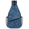bisibuy Moon Star Space Galaxy Constellation Sling Bag for Women Men Crossbody Sling Backpack Shoulder Bag Chest Bag Daypack for Travel Hiking Outdoor view 1