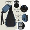bisibuy Moon Star Space Galaxy Constellation Sling Bag for Women Men Crossbody Sling Backpack Shoulder Bag Chest Bag Daypack for Travel Hiking Outdoor view 4
