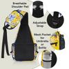 bisibuy Atercolor Sun And Moon Sling Bag for Women Men Crossbody Sling Backpack Shoulder Bag Chest Bag Daypack for Travel Hiking Outdoor view 4