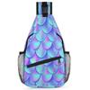 bisibuy Colourful Fish Drago Scale Sling Bag for Women Men Crossbody Sling Backpack Shoulder Bag Chest Bag Daypack for Travel Hiking Outdoor view 1