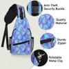 bisibuy Colourful Fish Drago Scale Sling Bag for Women Men Crossbody Sling Backpack Shoulder Bag Chest Bag Daypack for Travel Hiking Outdoor view 3
