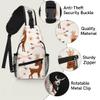 bisibuy Flower Deer Sling Bag for Women Men Crossbody Sling Backpack Shoulder Bag Chest Bag Daypack for Travel Hiking Outdoor view 3