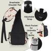 bisibuy Flower Deer Sling Bag for Women Men Crossbody Sling Backpack Shoulder Bag Chest Bag Daypack for Travel Hiking Outdoor view 4
