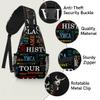Black History Letter Sling Bag for Women Men Crossbody Sling Backpack Shoulder Bag Chest Bag Daypack for Travel Hiking Outdoor view 4