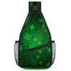 bisibuy Lucky Clovers Sling Bag for Women Men Crossbody Sling Backpack Shoulder Bag Chest Bag Daypack for Travel Hiking Outdoor view 1