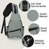bisibuy Abstraction Piano Key Sling Bag for Women Men Crossbody Sling Backpack Shoulder Bag Chest Bag Daypack for Travel Hiking Outdoor view 3