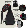 bisibuy Rainbow Pineapples Sling Bag for Women Men Crossbody Sling Backpack Shoulder Bag Chest Bag Daypack for Travel Hiking Outdoor view 4