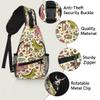 bisibuy Cute Dinosaur Pattern Sling Bag Women Men Crossbody Sling Backpack Shoulder Bag Chest Bag Daypack for Travel Hiking Outdoor view 3
