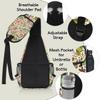 bisibuy Cute Dinosaur Pattern Sling Bag Women Men Crossbody Sling Backpack Shoulder Bag Chest Bag Daypack for Travel Hiking Outdoor view 4