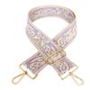 1pc Adjustable Strap Replacement 2inch Wide Paisley Jacquard Belt for Crossbody Purse Handbag Shoulder Guitar Camera Bag (Lilac) view 1