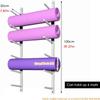 Katzowen Metal Iron Yoga Mat Rack/Storage Basket Tall 100cm, Hold Up 6 Mats, Wall Mounted Yoga Mat Holder, for Hanging Yoga Strap Roller Foams (Color : White) view 3