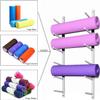 Katzowen Metal Iron Yoga Mat Rack/Storage Basket Tall 100cm, Hold Up 6 Mats, Wall Mounted Yoga Mat Holder, for Hanging Yoga Strap Roller Foams (Color : White) view 4