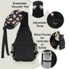 bisibuy Day Of The Dead Mexican Sugar Skull Sling Bag for Women Men Crossbody Sling Backpack Shoulder Bag Chest Bag Daypack for Travel Hiking Outdoor view 4