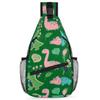bisibuy Pink Cute Dinosaur Sling Bag for Women Men Crossbody Sling Backpack Shoulder Bag Chest Bag Daypack for Travel Hiking Outdoor view 1