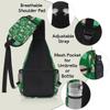 bisibuy Pink Cute Dinosaur Sling Bag for Women Men Crossbody Sling Backpack Shoulder Bag Chest Bag Daypack for Travel Hiking Outdoor view 4