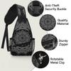 bisibuy Mandala Flower Sling Bag Women Men Crossbody Sling Backpack Shoulder Bag Chest Bag Daypack for Travel Hiking Outdoor view 3