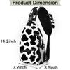 bisibuy Cow Print White And Black Sling Bag for Women Men Crossbody Sling Backpack Shoulder Bag Chest Bag Daypack for Travel Hiking Outdoor view 2