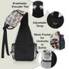 bisibuy Day Of The Dead Colorful Sugar Skull Sling Bag for Women Men Crossbody Sling Backpack Shoulder Bag Chest Bag Daypack for Travel Hiking Outdoor view 4