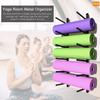Katzowen Metal Iron Yoga Mat Rack/Storage Basket Tall 100cm, Hold Up 6 Mats, Wall Mounted Yoga Mat Holder, for Hanging Yoga Strap Roller Foams (Color : Black) view 3