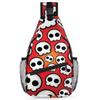bisibuy Skull Cute Sling Bag for Women Men Crossbody Sling Backpack Shoulder Bag Chest Bag Daypack for Travel Hiking Outdoor view 1