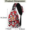 bisibuy Skull Cute Sling Bag for Women Men Crossbody Sling Backpack Shoulder Bag Chest Bag Daypack for Travel Hiking Outdoor view 2