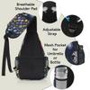 bisibuy Classical Game Casino Theme Sling Bag for Women Men Crossbody Sling Backpack Shoulder Bag Chest Bag Daypack for Travel Hiking Outdoor view 4