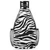 bisibuy Black And White Zebra Texture Sling Bag for Women Men Crossbody Sling Backpack Shoulder Bag Chest Bag Daypack for Travel Hiking Outdoor view 1