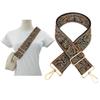 1pc Adjustable Strap Replacement 2inch Wide Paisley Jacquard Belt for Crossbody Purse Handbag Shoulder Guitar Camera Bag (Orange+Green) view 2