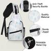 bisibuy Colorful Snowflakes Sling Bag for Women Men Crossbody Sling Backpack Shoulder Bag Chest Bag Daypack for Travel Hiking Outdoor view 3