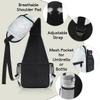 bisibuy Colorful Snowflakes Sling Bag for Women Men Crossbody Sling Backpack Shoulder Bag Chest Bag Daypack for Travel Hiking Outdoor view 4