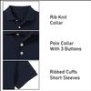 Galaxy by Harvic 3- Pack Boys Pique Polo T Shirt, Casual Cotton Blend Polo Short Sleeve for School Uniform, (XS-2XL) view 3