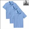Galaxy by Harvic 3- Pack Boys Pique Polo T Shirt, Casual Cotton Blend Polo Short Sleeve for School Uniform, (XS-2XL) view 2