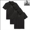 Galaxy by Harvic 3- Pack Boys Pique Polo T Shirt, Casual Cotton Blend Polo Short Sleeve for School Uniform, (XS-2XL) view 2
