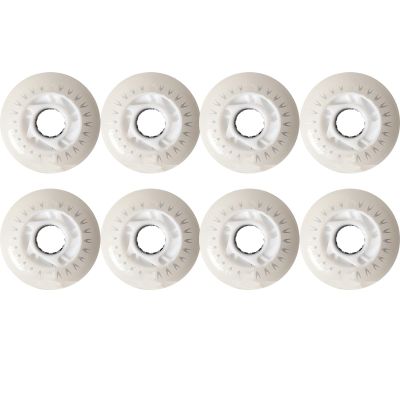 JHKJ LED Inline Skates Rubber Inline Skates Replacement Wheels 85A 72mm, 76mm, 80mm Wear Resistant PU Wheels Indoor Outdoor Speed Skating Shoes Replacement Wheel Beginner Skate Replacement Wheel,76mm